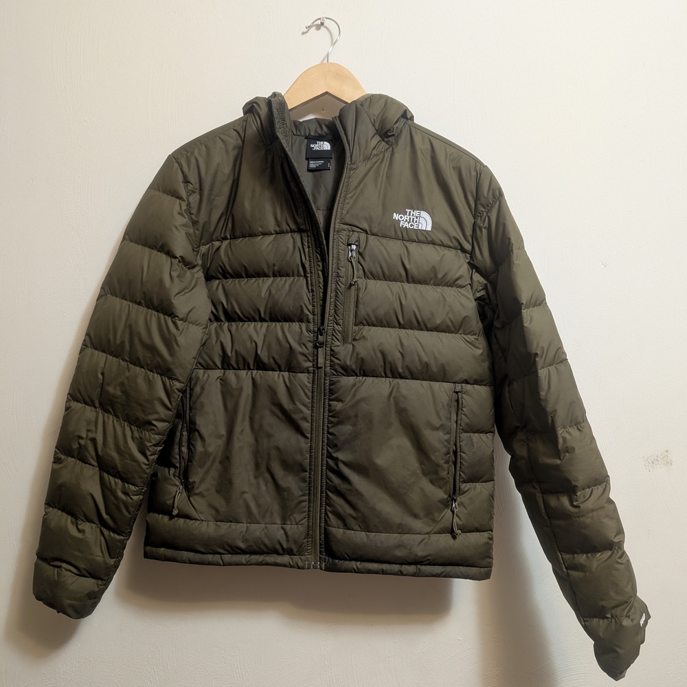 The North Face Men's Olive Puffer Jacket